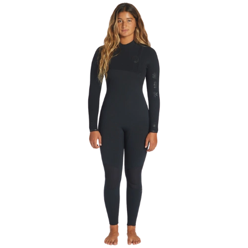 woman wearing full long sleeve wetsuit