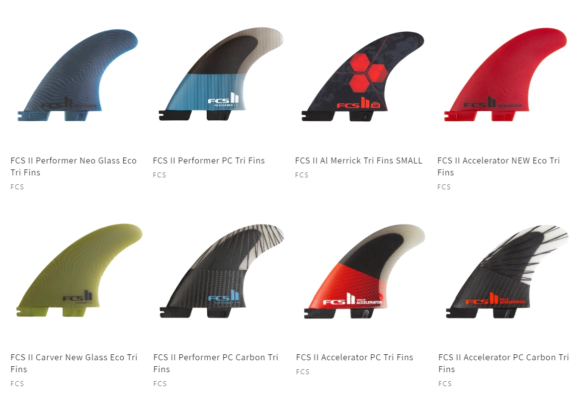 surf fins gallery of products