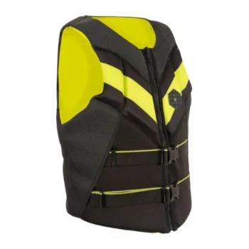 yellow nd black protection vest