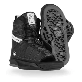 wakeboard black bindings boots